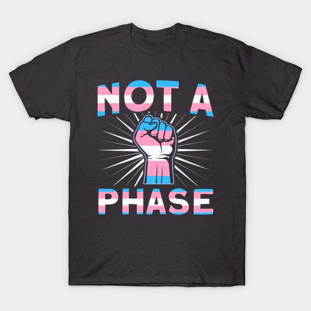 LGBT Pride Month Not a phase Trans Gay Pride T-Shirt by Toeffishirts